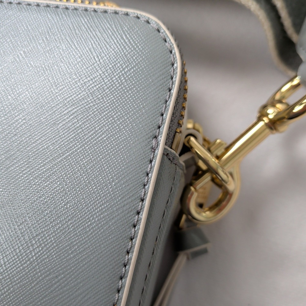 Marc Jacobs The Sure Shot Large Snapshot Crossbody Purse Gray M0015898 - Picture 4 of 16